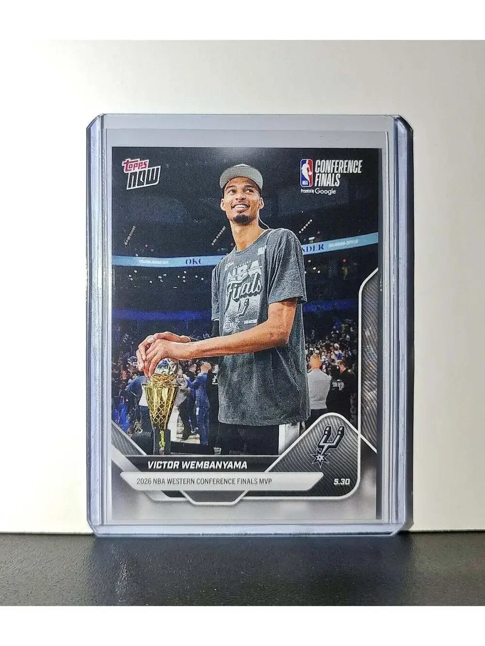 Victor Wembanyama 2025-26 Topps Now #324 Western Conference Finals MVP Spurs